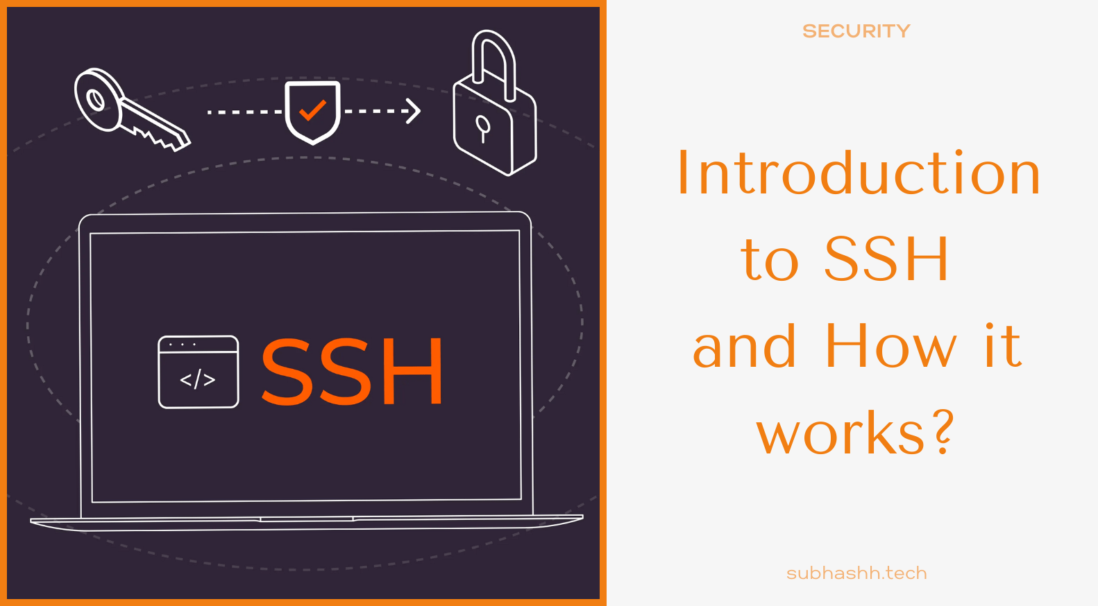 What is SSH and How it works?